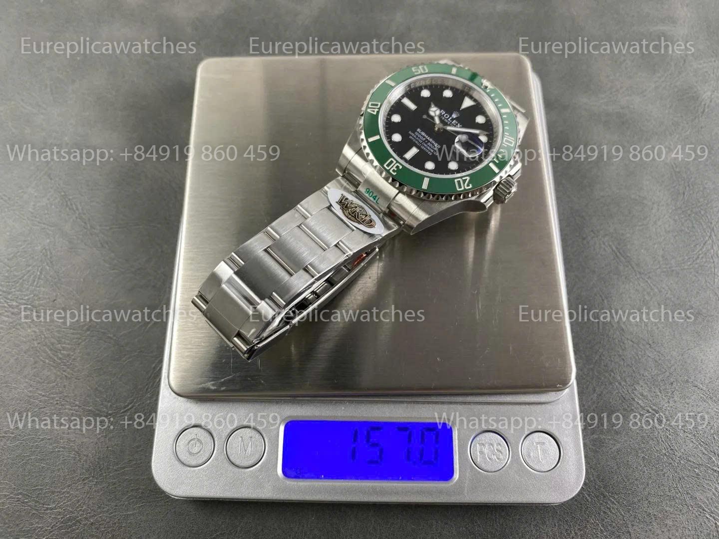 WKD Factory Rolex Submariner 41mm M126610-126610 LV Kermit 3235 Free Sprung