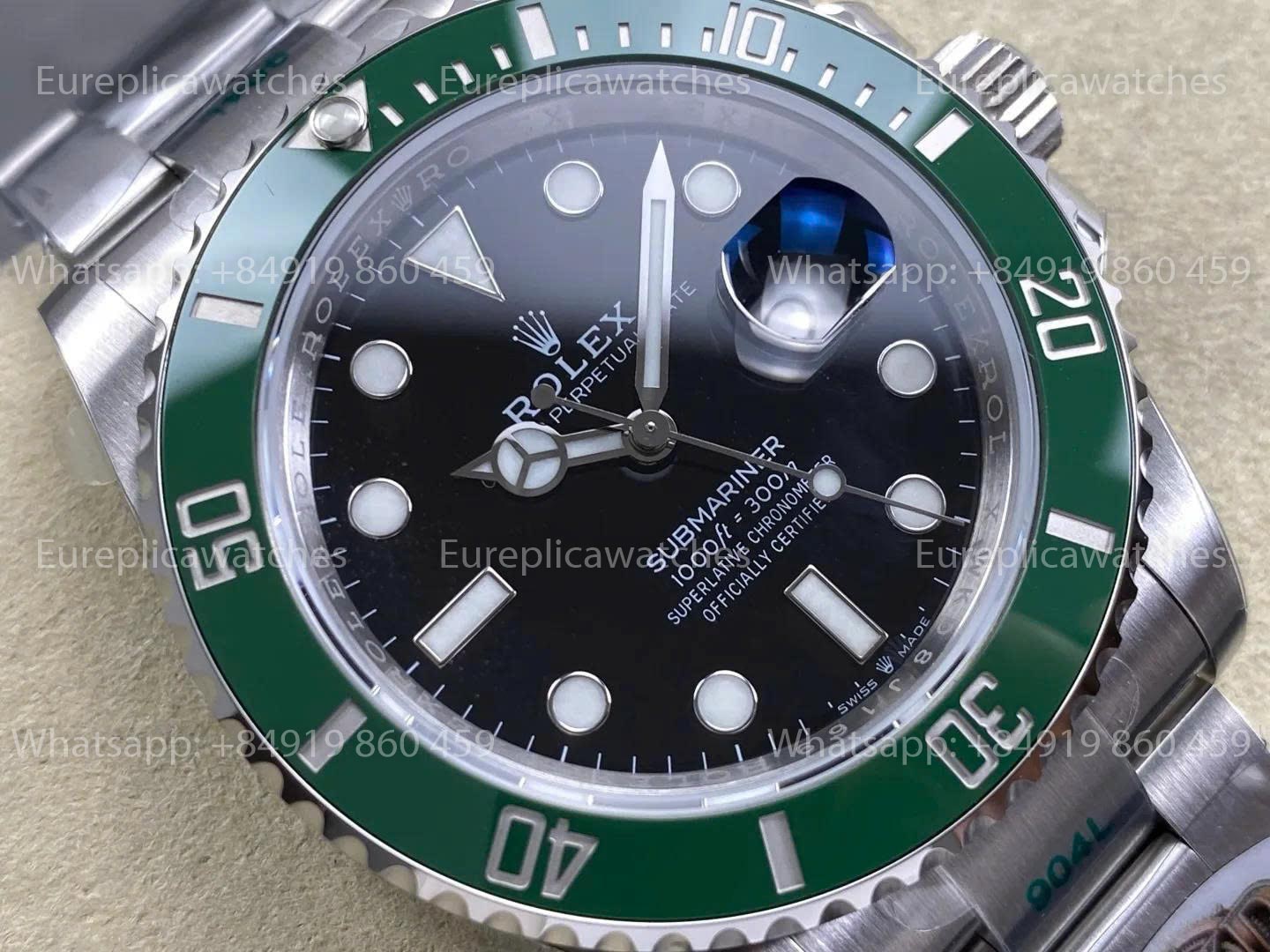 WKD Factory Rolex Submariner 41mm M126610-126610 LV Kermit 3235 Free Sprung