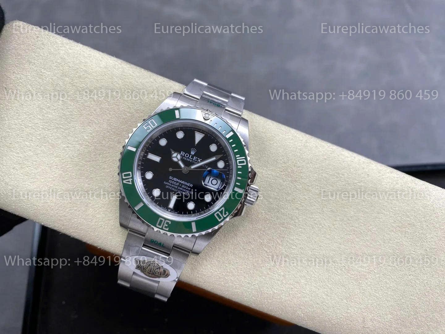 WKD Factory Rolex Submariner 41mm M126610-126610 LV Kermit 3235 Free Sprung