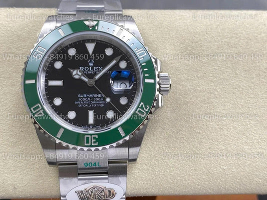 WKD Factory Rolex Submariner 41mm M126610-126610 LV Kermit 3235 Free Sprung