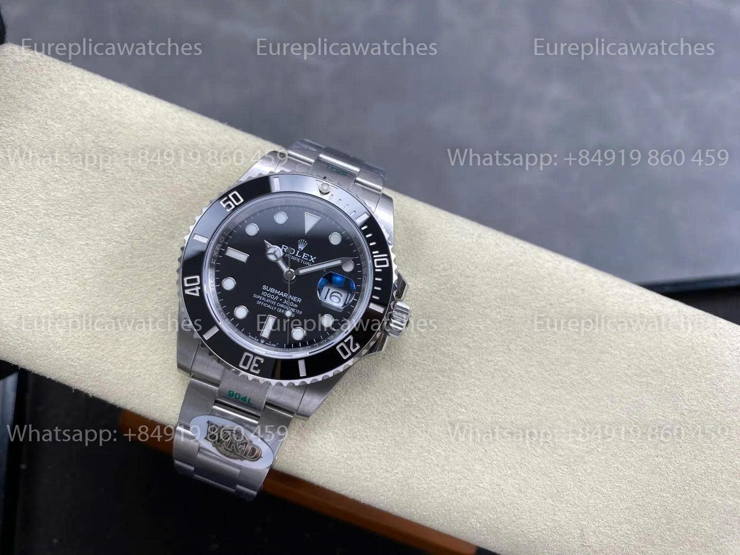 WKD Factory Rolex Submariner 41mm M126610-126610 LV Black Dial 3235 Free Sprung