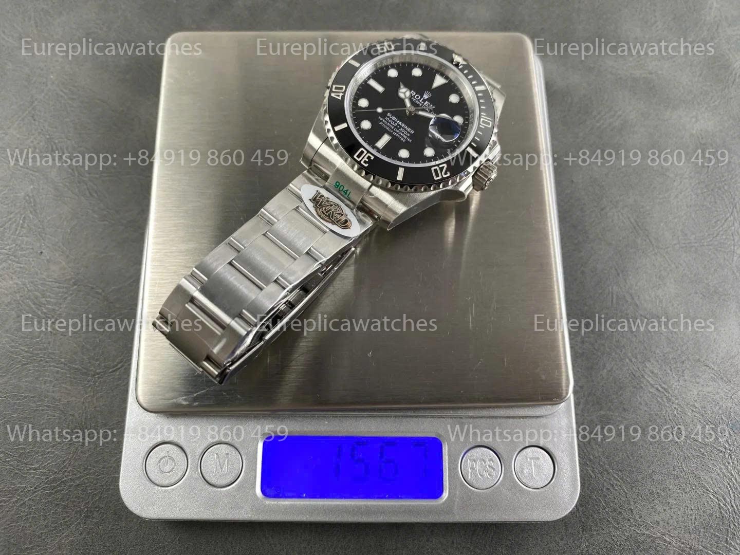 WKD Factory Rolex Submariner 41mm M126610-126610 LV Black Dial 3235 Free Sprung
