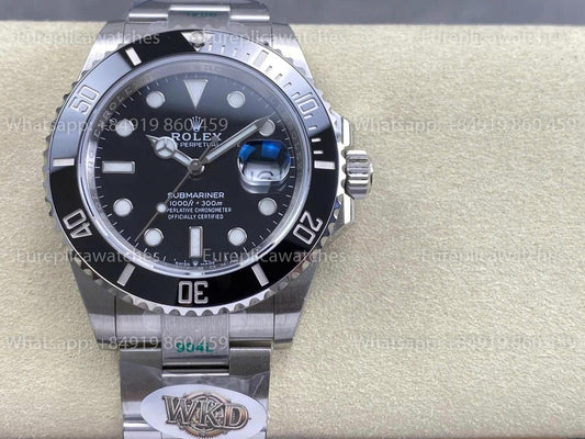 WKD Factory Rolex Submariner 41mm M126610-126610 LV Black Dial 3235 Free Sprung