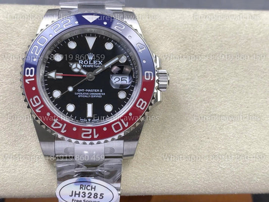 RICH Factory - Rolex GMT Master II M126710BLRO 904L Steel RF Factory Oyster Strap