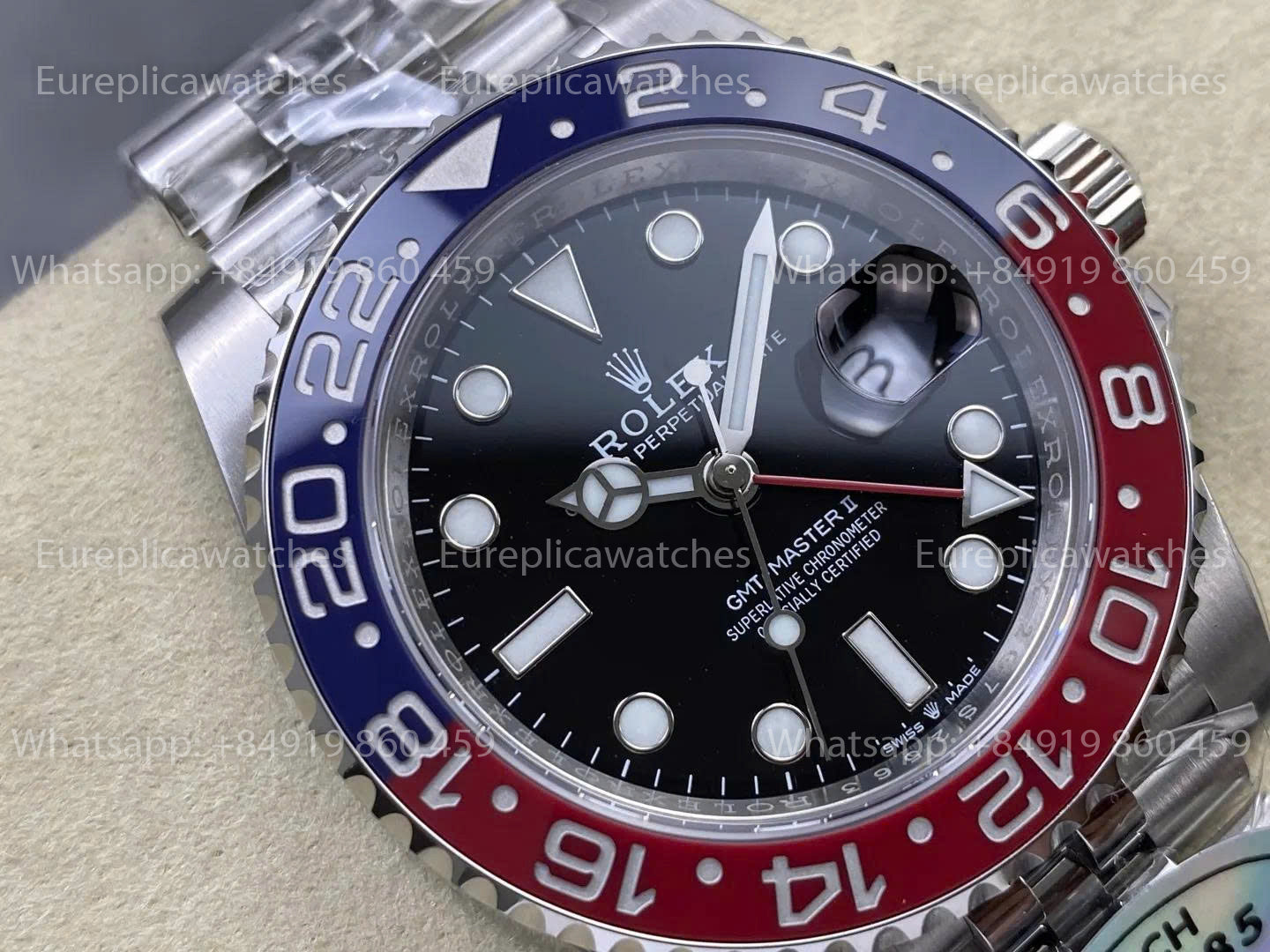 RICH Factory - Rolex GMT Master II M126710BLRO Acier 904L RF Factory Bracelet Jubilee