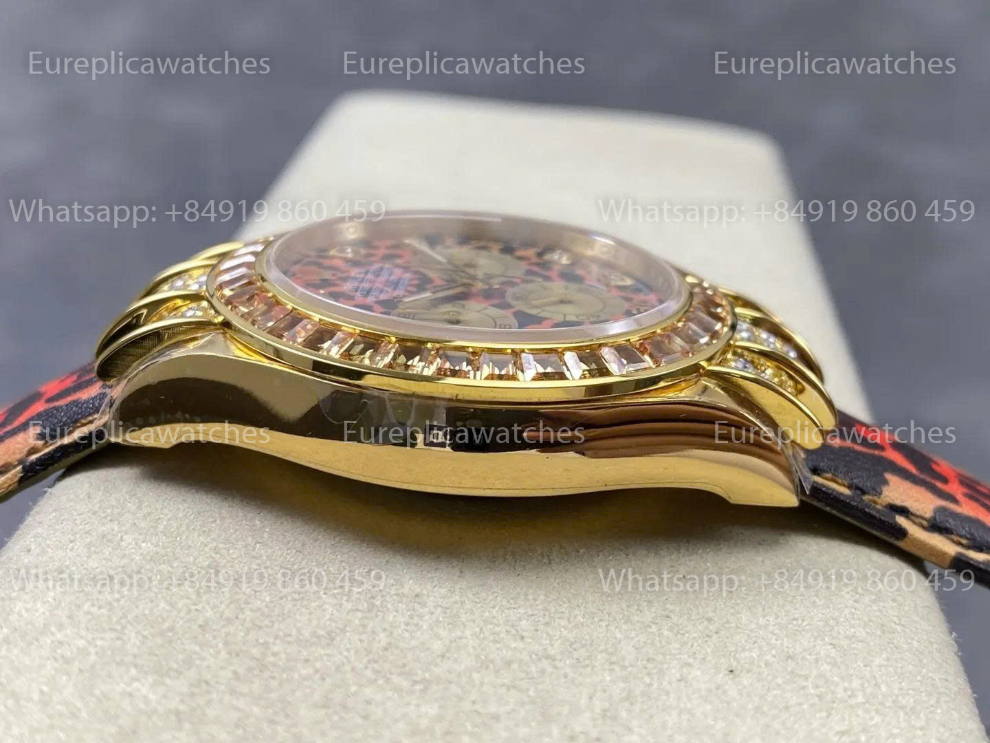 Manufacture PPM - Rolex Daytona 116598SACO Cadran Léopard Mouvement 4130