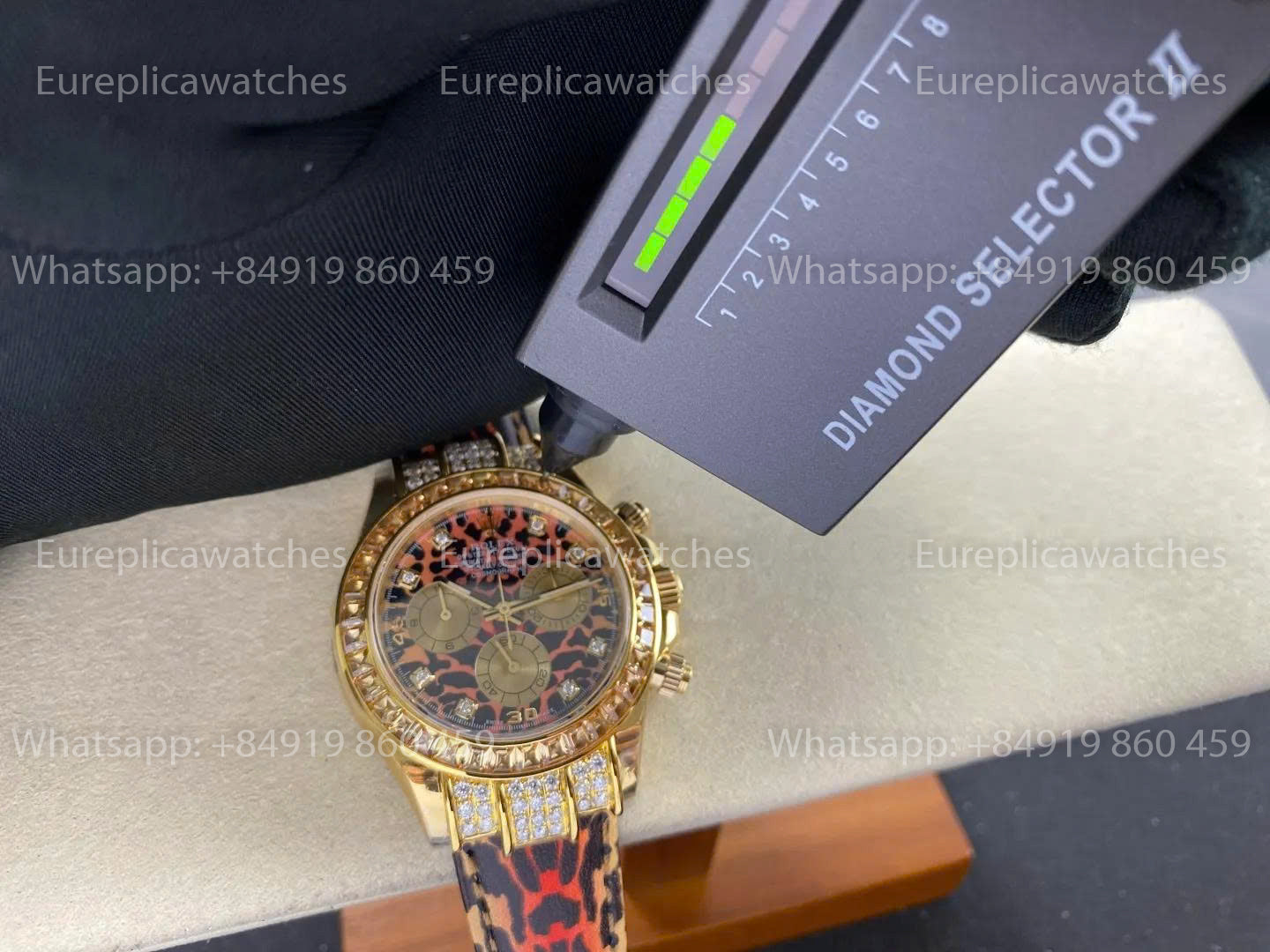 Manufacture PPM - Rolex Daytona 116598SACO Cadran Léopard Mouvement 4130