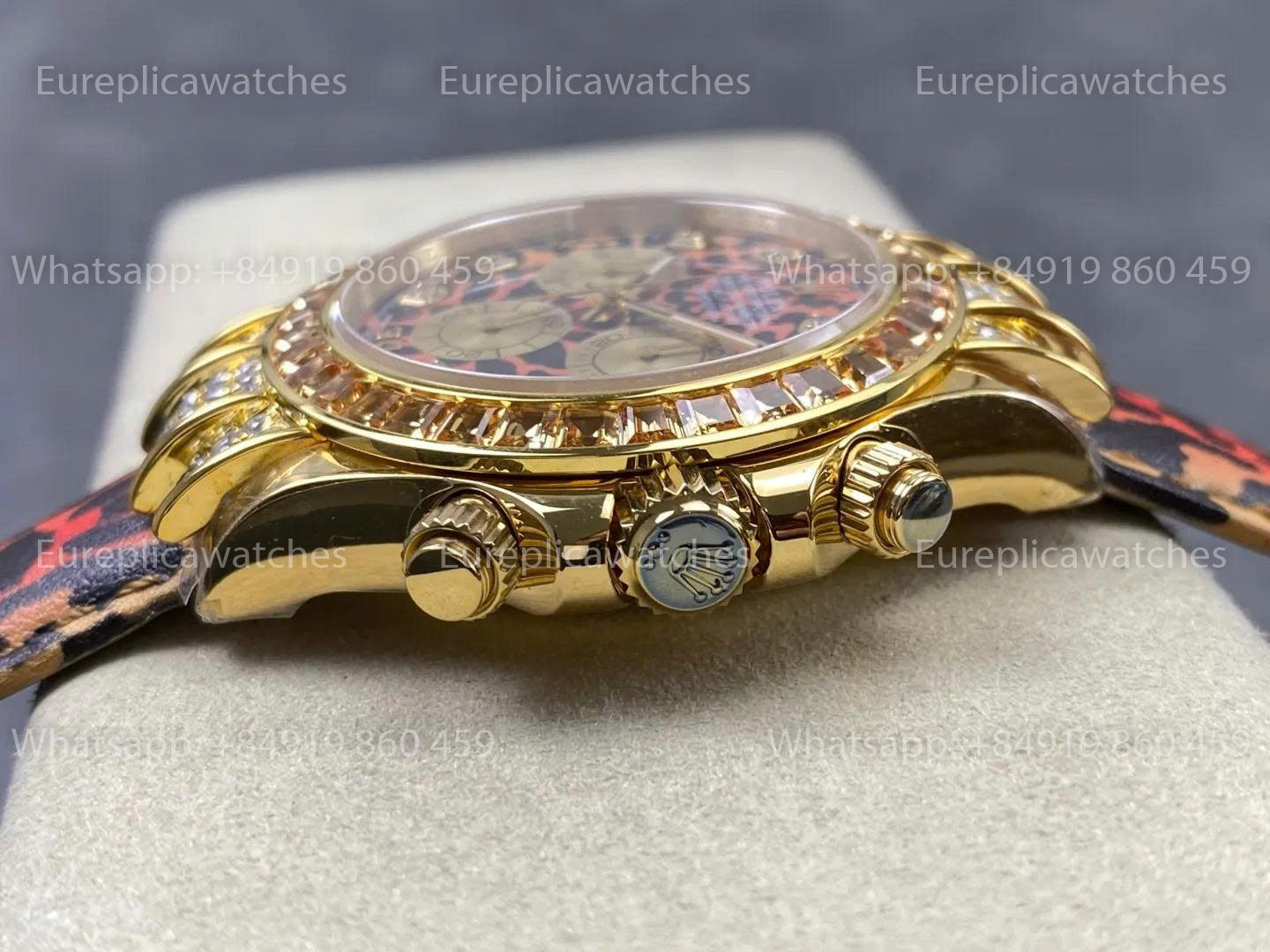 Manufacture PPM - Rolex Daytona 116598SACO Cadran Léopard Mouvement 4130