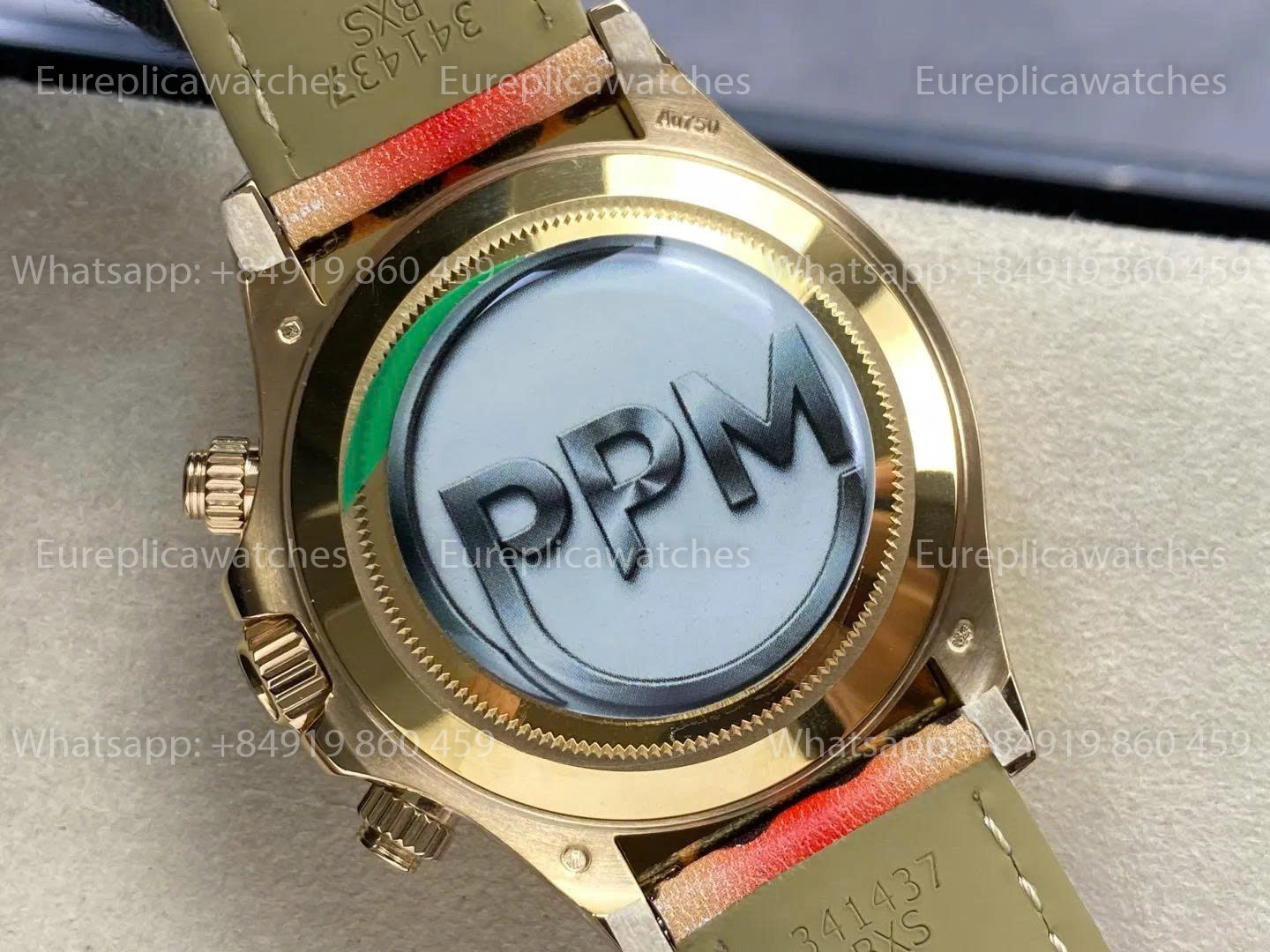 Manufacture PPM - Rolex Daytona 116598SACO Cadran Léopard Mouvement 4130