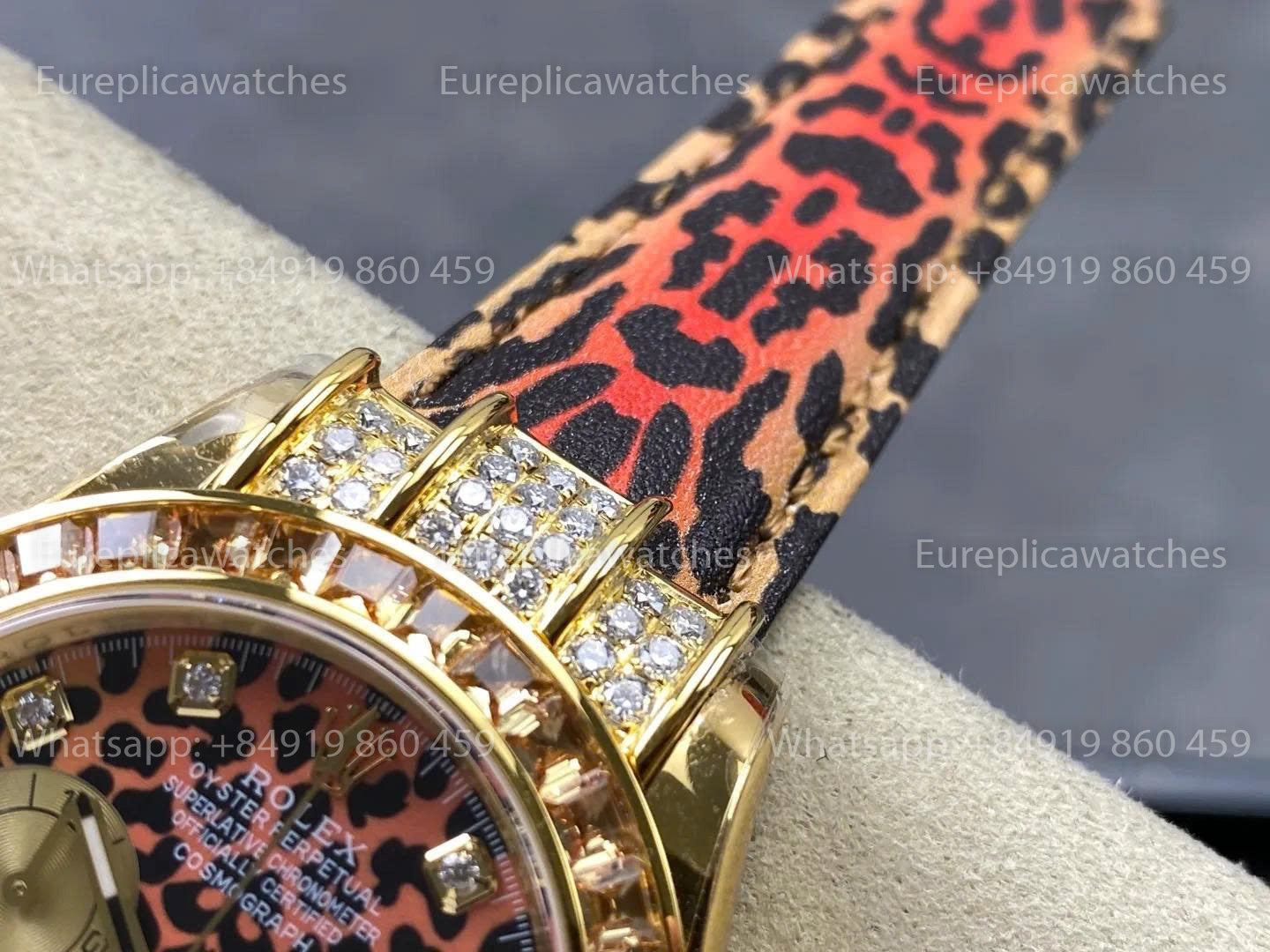 Manufacture PPM - Rolex Daytona 116598SACO Cadran Léopard Mouvement 4130