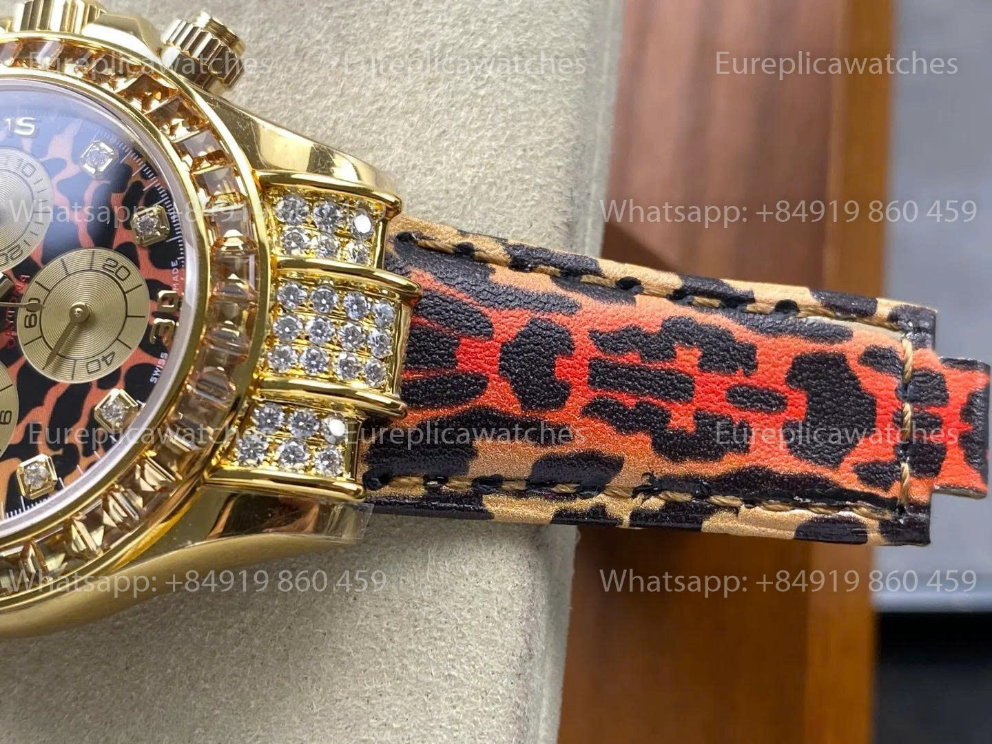 Manufacture PPM - Rolex Daytona 116598SACO Cadran Léopard Mouvement 4130
