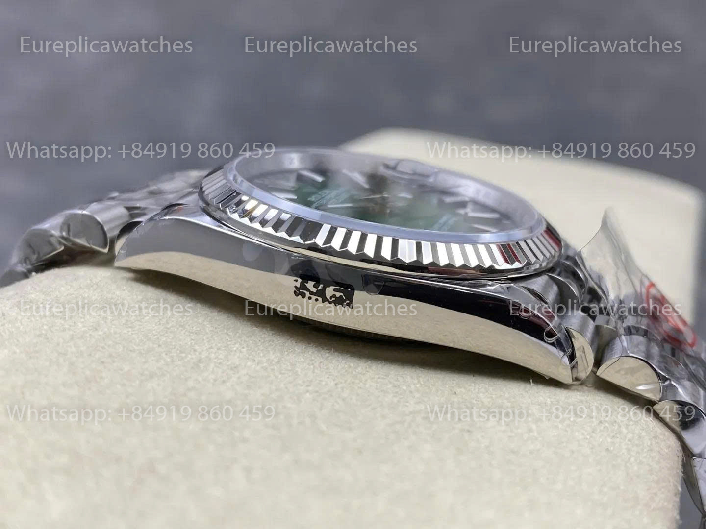 VS Factory - Rolex DateJust 36 SS 126234 VSF V2 Cadran Vert Dégradé sur Bracelet Jubilé