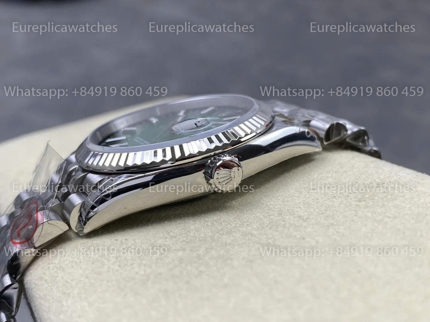 VS Factory - Rolex DateJust 36 SS 126234 VSF V2 Cadran Vert Dégradé sur Bracelet Jubilé