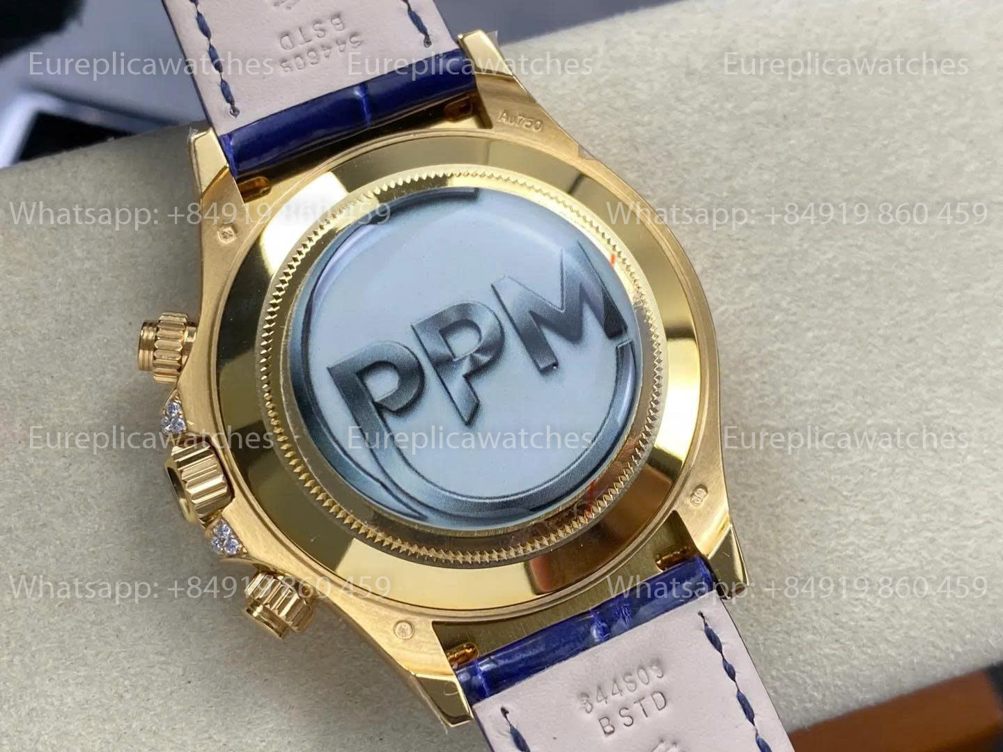 Usine PPM - Rolex Daytona Cadran Turquoise – Lunette Moissanite Diamant