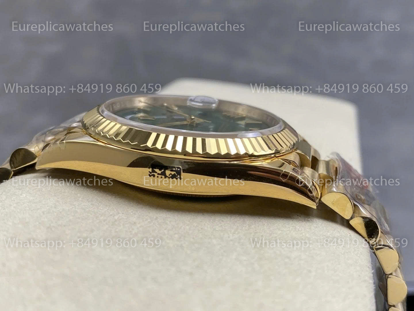 VSF Factory - Rolex Day Date 40 M228238 Cadran Vert Or Jaune VS Factory V2