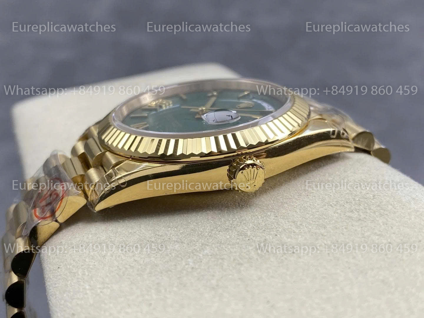VSF Factory - Rolex Day Date 40 M228238 Cadran Vert Or Jaune VS Factory V2
