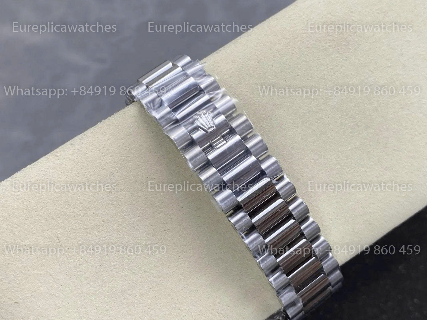 RC Factory - Rolex Day-Date 40mm Or Blanc Rhodium Foncé 228239-0002 RCF