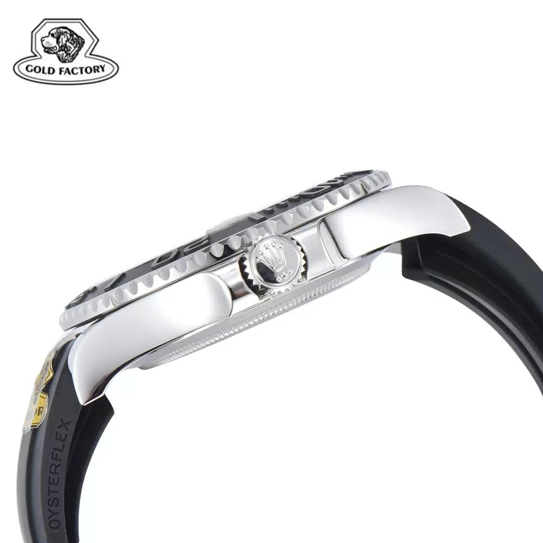 Gold Factory - Rolex Yacht Master M226659-0004 Black Dial Rubber Strap