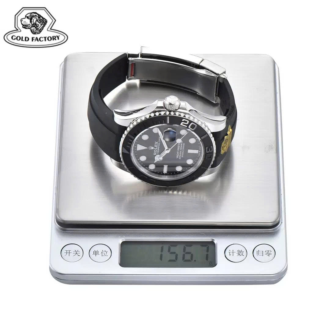 Gold Factory - Rolex Yacht Master M226659-0004 Black Dial Rubber Strap