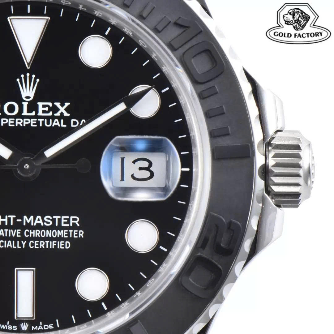 Gold Factory - Rolex Yacht Master M226659-0004 Black Dial Rubber Strap